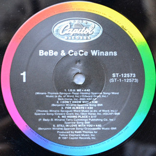 Bebe & Cece Winans : Bebe & Cece Winans (LP, Album)