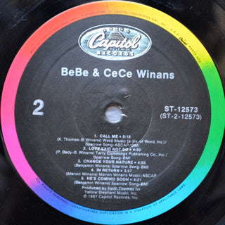 Bebe & Cece Winans : Bebe & Cece Winans (LP, Album)