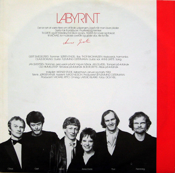 Anne Grete : Labyrint (LP, Album)