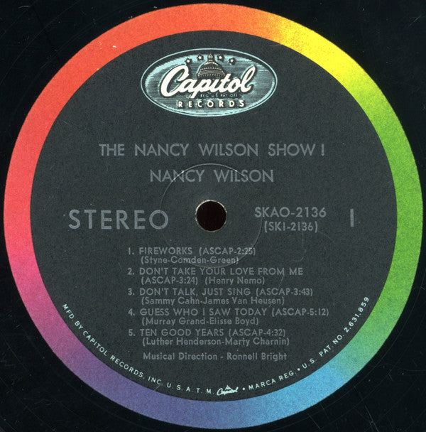 Nancy Wilson : The Nancy Wilson Show! (LP, Album, Gat)