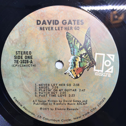 David Gates : Never Let Her Go (LP, Album)