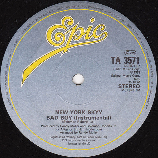 Skyy : Bad Boy (12")