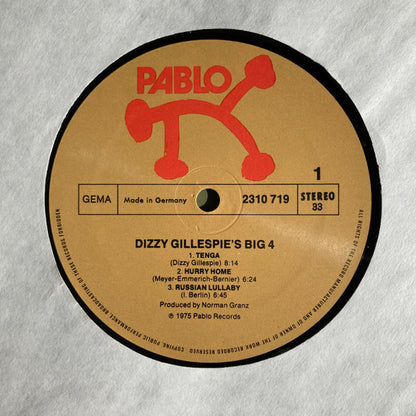 Dizzy Gillespie's Big 4 : Dizzy Gillespie's Big 4 (LP, Album)