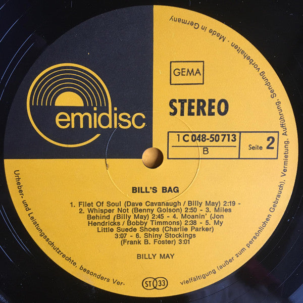 Billy May : Bill's Bag (LP, RE)