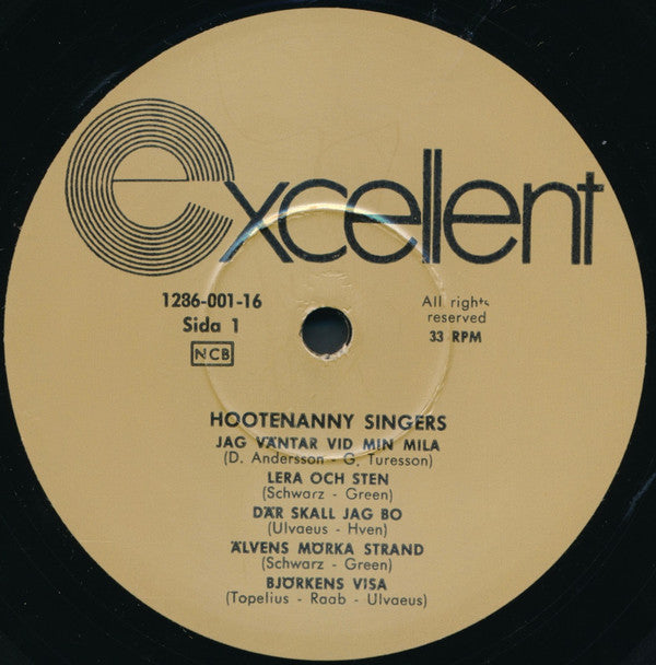 Hootenanny Singers : Hootenanny Singers (LP, Comp)