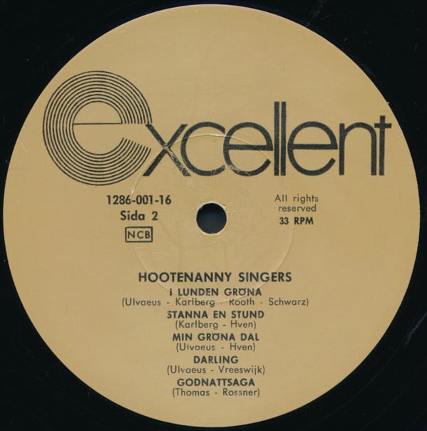 Hootenanny Singers : Hootenanny Singers (LP, Comp)