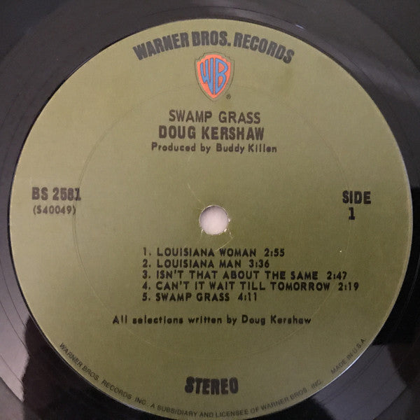 Doug Kershaw : Swamp Grass (LP, Album)