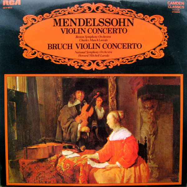 Felix Mendelssohn-Bartholdy / Boston Symphony Orchestra, Max Bruch / Jaime Laredo, Charles Munch, Howard Mitchell : Violin Concerto (LP, RE)