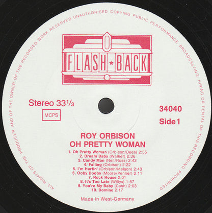 Roy Orbison : Oh Pretty Woman  (20 Original Hits) (LP, Comp)