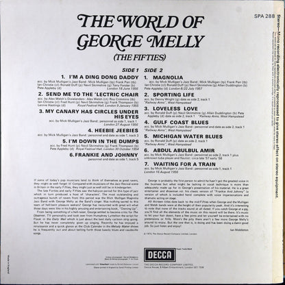 George Melly : The World Of George Melly (The Fifties) (LP, Comp)