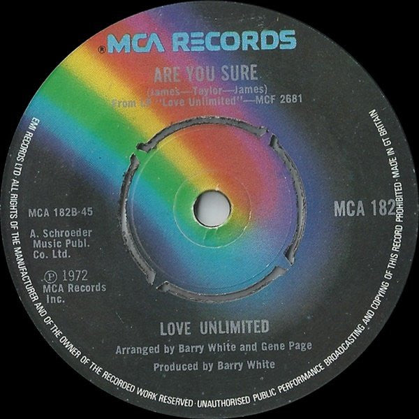 Love Unlimited : Another Chance (7")