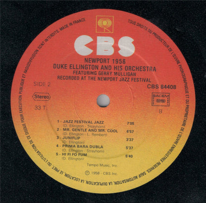 Duke Ellington And His Orchestra Featuring Gerry Mulligan : Newport 1958 (LP, Album, RE)