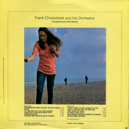 Frank Chacksfield & His Orchestra : Chacksfield Plays Bacharach (LP)