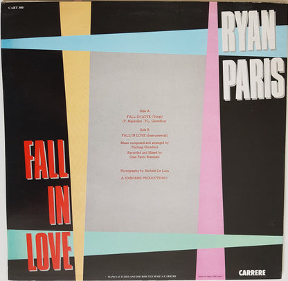 Ryan Paris : Fall In Love (12")