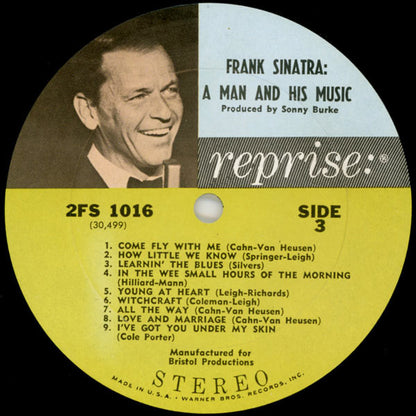 Frank Sinatra : A Man And His Music (2xLP, Album, Gat)