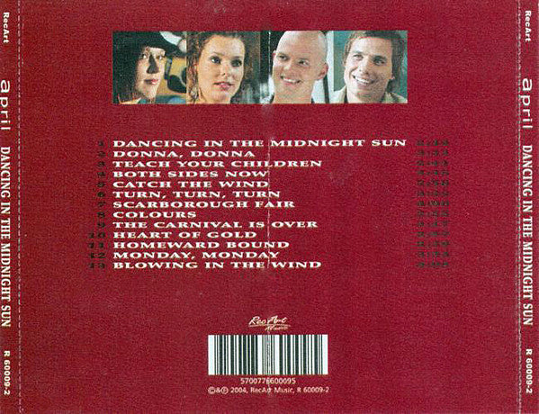 April (17) : Dancing In The Midnight Sun (CD, Album)