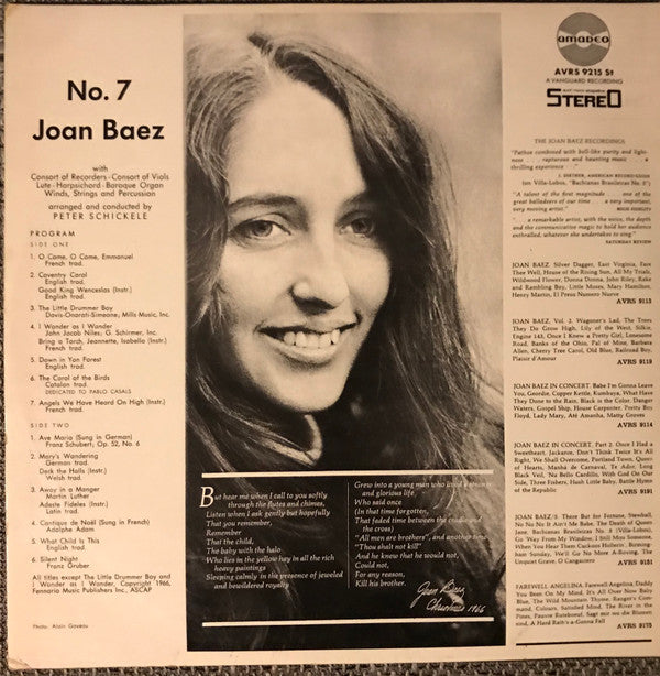 Joan Baez : 7 (LP, Album)