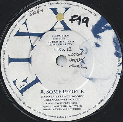 The Fixx : Some People (7", Single, Rim)