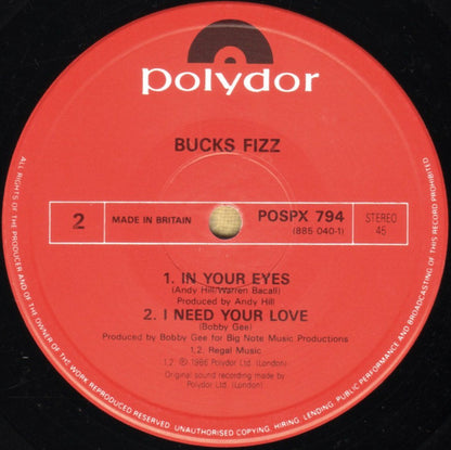 Bucks Fizz : New Beginning (Mamba Seyra) (Extended Version) (12")