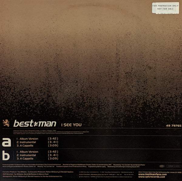 Best Man : I See You (12")