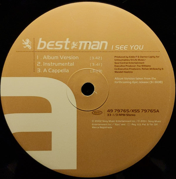 Best Man : I See You (12")