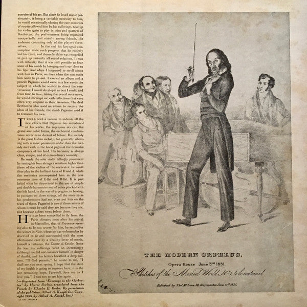 Niccolò Paganini, Arthur Grumiaux With Franco Gallini Conducting The Orchestre Des Concerts Lamoureux : Concerto No. 4 In D Minor / Concerto No. 1 In D Major (LP, Mono)