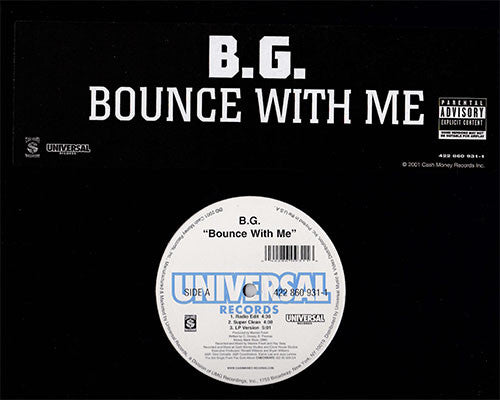 B.G. : Bounce With Me (12", Single)