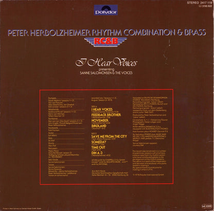 Peter Herbolzheimer Rhythm Combination & Brass : I Hear Voices (LP, Album)