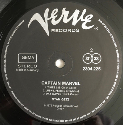 Stan Getz : Captain Marvel (LP, Album)