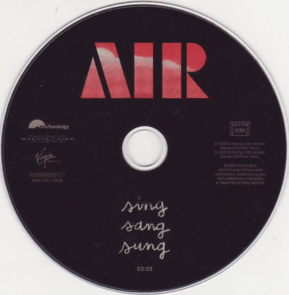 AIR : Sing Sang Sung (CD, Single, Promo)