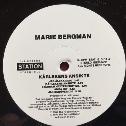 Marie Bergman : Kärlekens Ansikte (LP, Album)