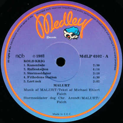 Malurt : Kold Krig (LP, Album, RE)