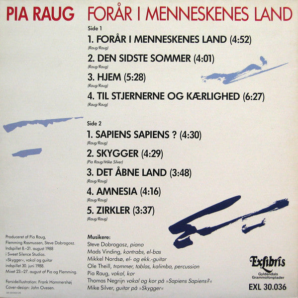 Pia Raug : Forår I Menneskenes Land (LP, Album, Gat)