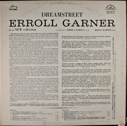 Erroll Garner : Dreamstreet (LP, Album, Mono)