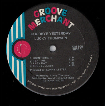 Lucky Thompson : Goodbye Yesterday! (LP, Son)