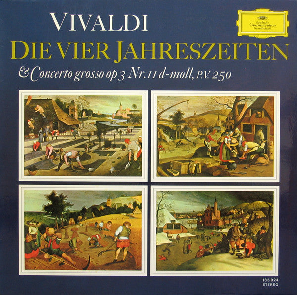 Antonio Vivaldi / Festival Strings Lucerne, Rudolf Baumgartner : Die Vier Jahreszeiten & Concerto Grosso Op 3 Nr. II D-moll, P.V. 250 (LP, Ste)