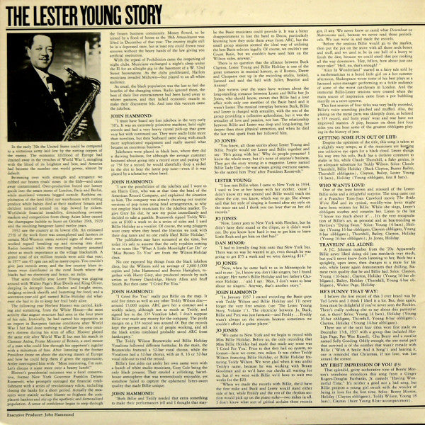 Lester Young : The Lester Young Story Volume 2 - A Musical Romance (2xLP, Comp, Mono)