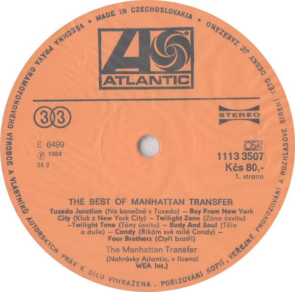 The Manhattan Transfer : The Best Of The Manhattan Transfer (LP, Comp)