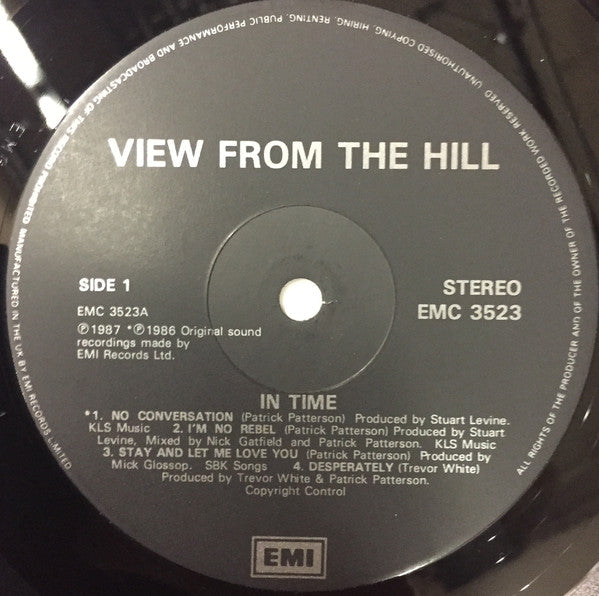 View From The Hill : In Time (LP, Album)