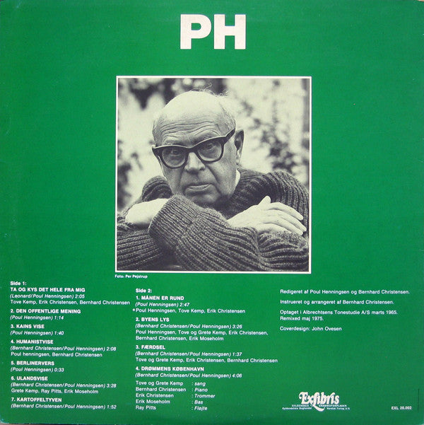 Poul Henningsen, Tove Kemp & Grethe Kemp : PH (LP, Album, RE)