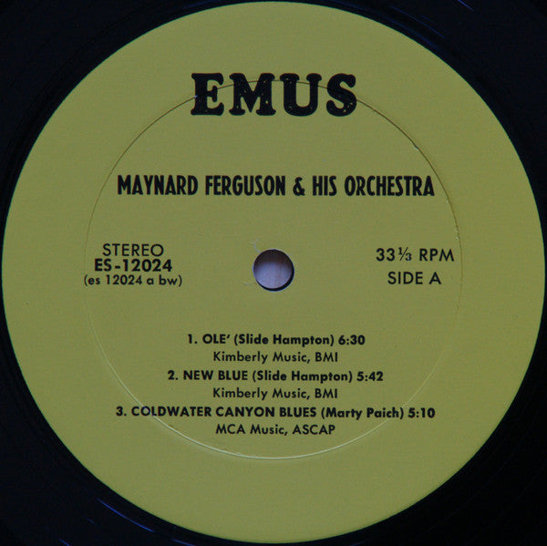 Maynard Ferguson & His Orchestra : Maynard (LP, Album, RE, Gre)