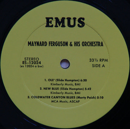 Maynard Ferguson & His Orchestra : Maynard (LP, Album, RE, Gre)