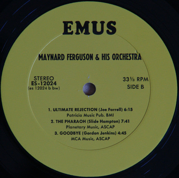 Maynard Ferguson & His Orchestra : Maynard (LP, Album, RE, Gre)