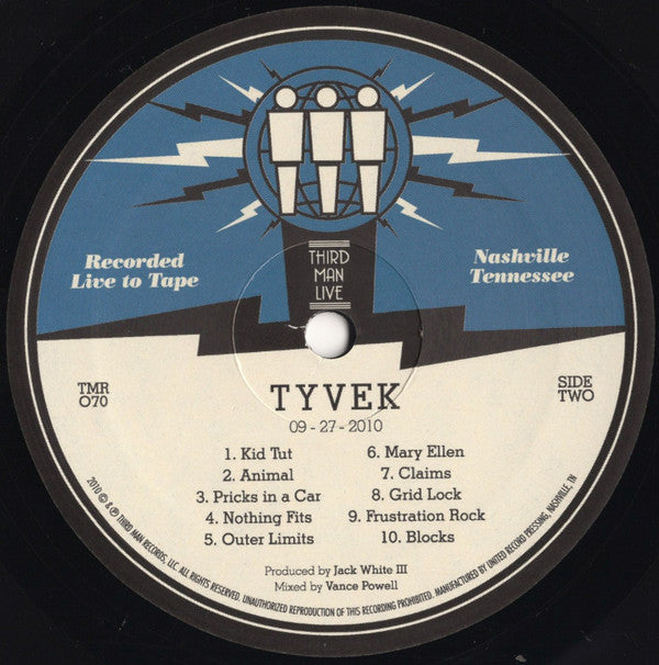 Tyvek : Live At Third Man (LP)