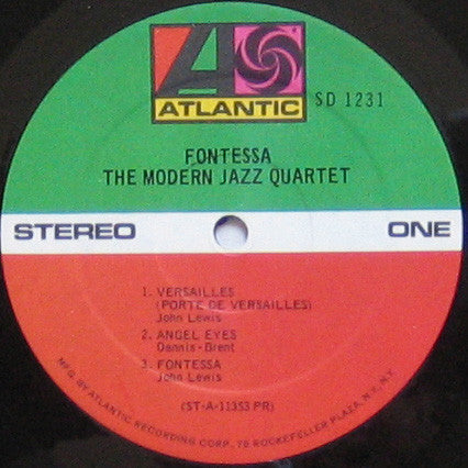 The Modern Jazz Quartet : Fontessa (LP, Album, RP)