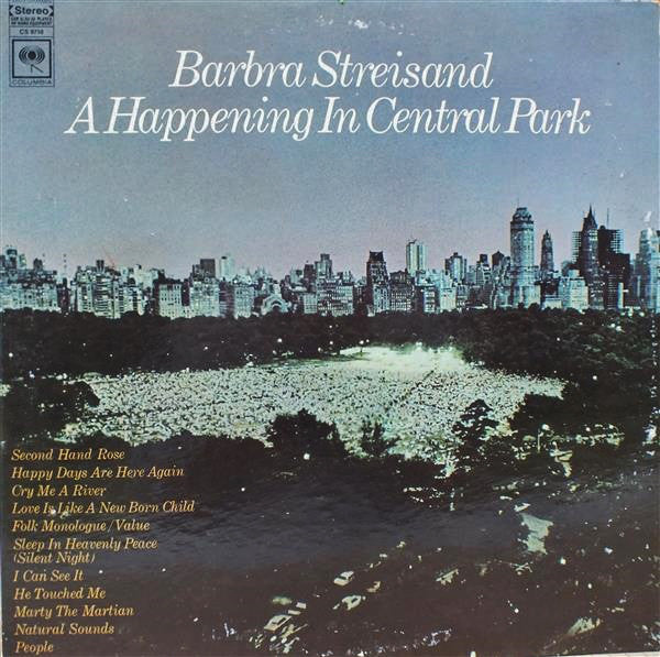 Barbra Streisand : A Happening In Central Park (LP, Album)