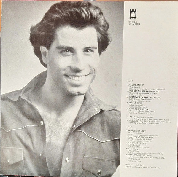 John Travolta : Can't Let You Go (LP, Album)