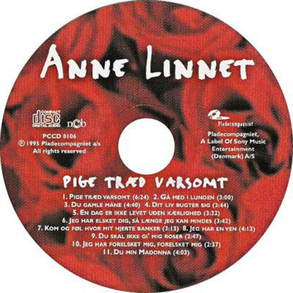 Anne Linnet : Pige Træd Varsomt (CD, Album)