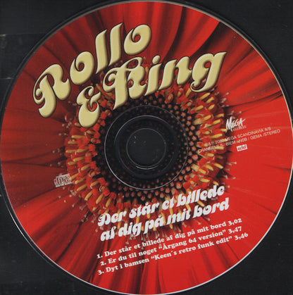 Rollo & King : Der Står Et Billede Af Dig På Mit Bord (CD, Maxi)