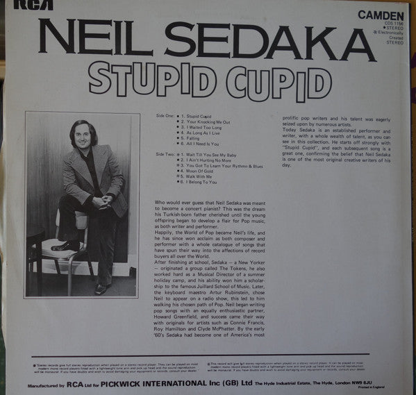 Neil Sedaka : Stupid Cupid (LP, RE)